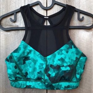 Lululemon High Neck Mesh Bra